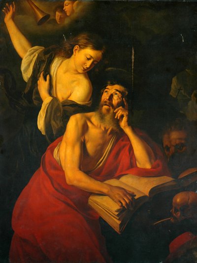 San Jerónimo visitado por los ángeles de Jusepe de Ribera