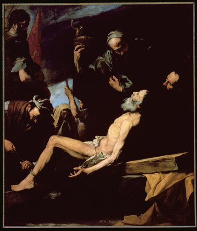 El martirio de San Andrés, 1628 de Jusepe de Ribera