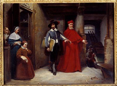El cardenal viene a recoger al pintor José de Ribera en Nápoles de Jusepe de Ribera