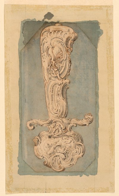 Diseño para la Empuñadura de una Espada de Caza de Juste Aurèle Meissonnier