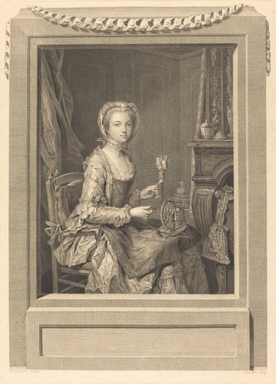 Mademoiselle Sa Soeur de Juste Chevillet after Jean Gaspard Heilmann