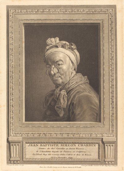 Jean Baptiste Simeon Chardin de Juste Chevillet after Jean Siméon Chardin