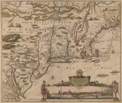 América Septentrional de Justus Danckerts