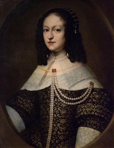 Retrato de Margarita de Médicis, c.1649-50 (óleo sobre lienzo) de Justus Sustermans (workshop of)
