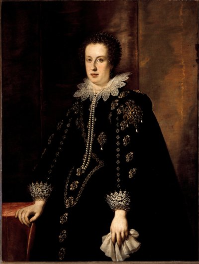 Retrato de Claudia de Médici (1604-1648) Esposa del Duque de Urbino Federico della Rovere y luego del Archiduque Leopoldo V de Austria Tirol Pintura de Justus Sustermans (1597-1681) siglo XVII Florencia, Palacio Pitti de Justus Sustermans