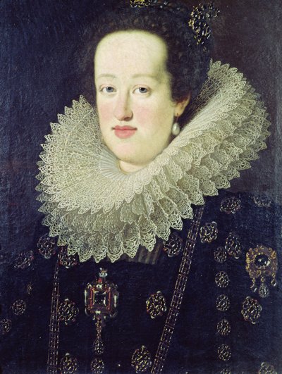 Retrato de Eleonora de Gonzaga Mantua (1598-1655) 1622-55 de Justus Sustermans