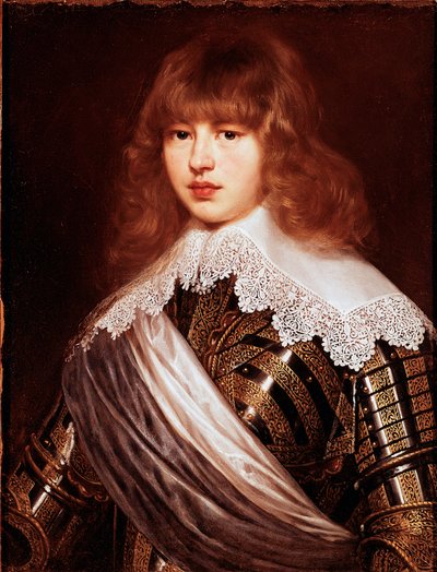 Retrato del Príncipe Valdemar Christian de Dinamarca (siglo XVII) Palazzo Pitti, Florencia de Justus Sustermans