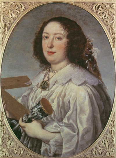 Retrato de Vittoria della Rovere como Santa Elena, 1669 de Justus Sustermans