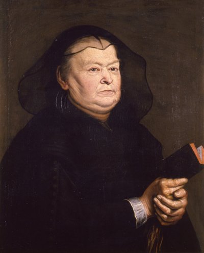 Retrato de una viuda, 1630-1640 de Justus Sustermans