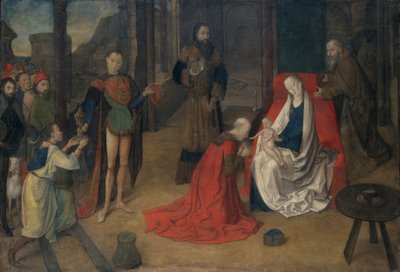 La adoración de los magos, c.1465 de Justus of Ghent