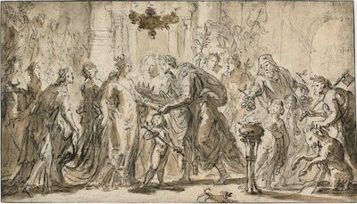 El matrimonio de Zenobia y Odenato de Justus van Egmont