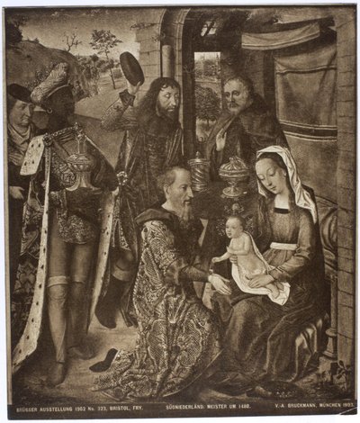 Adoración de los Reyes Magos de Justus van Gent