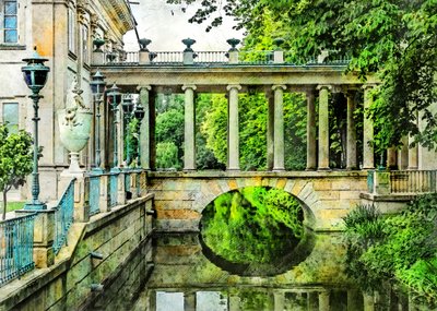 Puente de jardín clásico de Justyna Jaszke