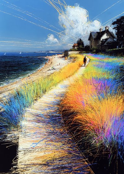 Ruta costera llena de color de Justyna Jaszke