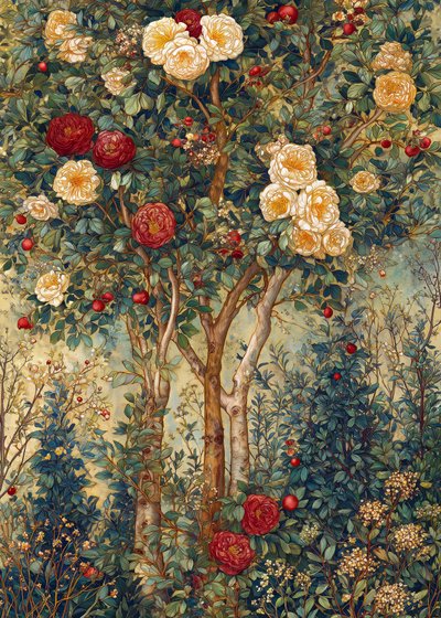 El jardín de rosas encantado de Justyna Jaszke