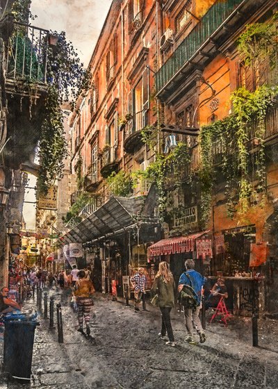 Calle histórica italiana de Justyna Jaszke