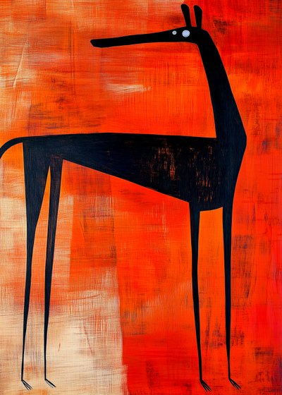 Modern Black Llama de Justyna Jaszke
