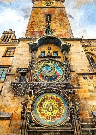 El Reloj Astronómico de Praga de Justyna Jaszke