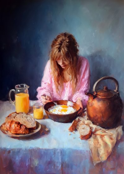 Desayuno tranquilo por la mañana de Justyna Jaszke