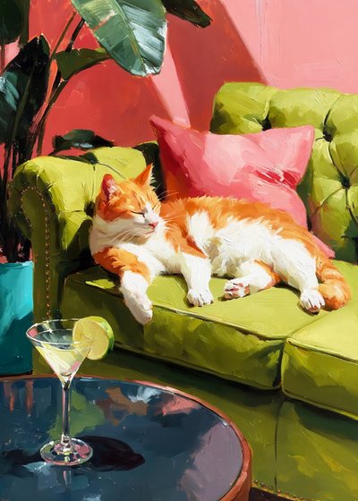 Martini «Sunny Cat» de Justyna Jaszke