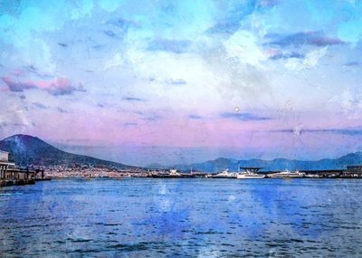La serenidad del puerto al atardecer de Justyna Jaszke
