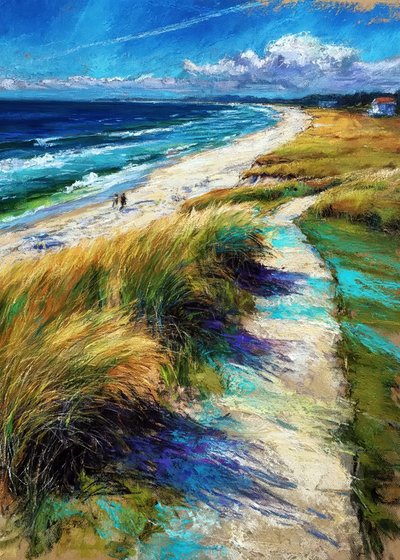 Un animado paseo marítimo de Justyna Jaszke