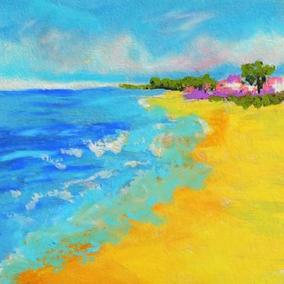Olas de playa vibrantes de Justyna Jaszke