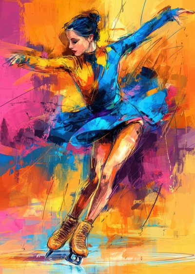 Una patinadora artística llena de energía de Justyna Jaszke