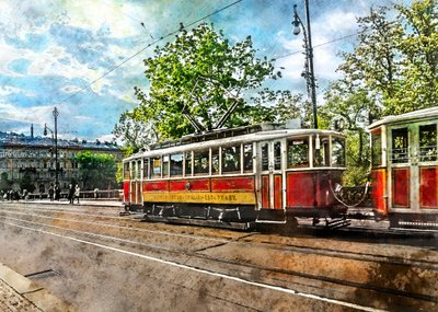 Tranvía urbano de época de Justyna Jaszke