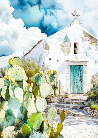 Vista del cactus de White Chapel de Justyna Jaszke