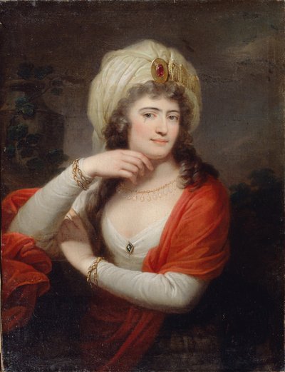 Retrato de Aleksandra Branicka 1754-1838, dama de honor de Catalina II, 1793 de Józef Grassi