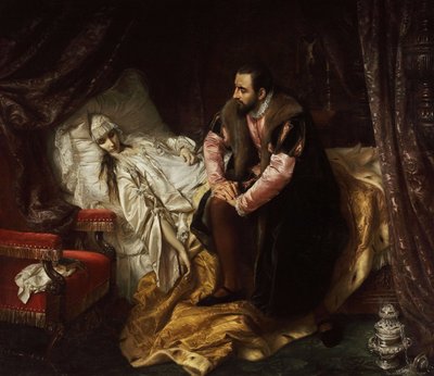 Muerte de Barbara Radziwill de Józef Simmler