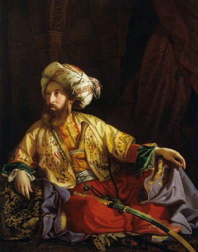 Emir del Líbano, 1843 de József Borsos