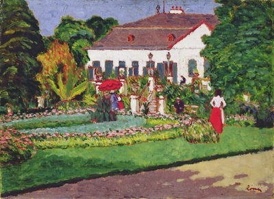 Casa solariega en Kertvelyes, 1907 de József Rippl Rónai