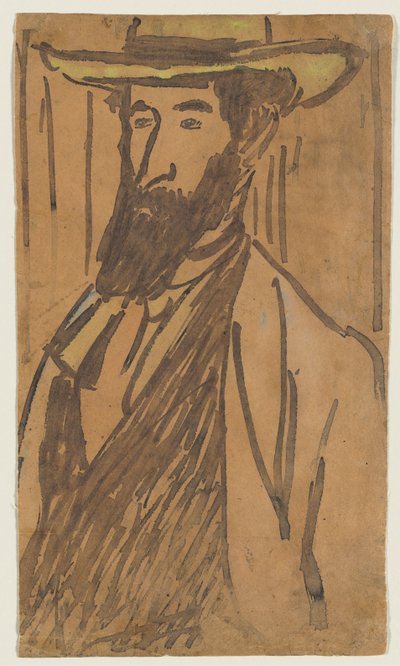 Retrato de Aristride Maillol, c. 1890 de József Rippl Rónai