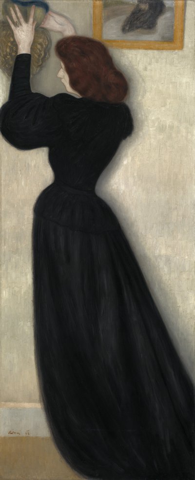 Mujer delgada con jarrón de József Rippl Rónai