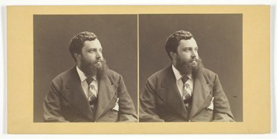 Retrato sin título de un hombre, mediados del siglo XIX de K.K. Hof