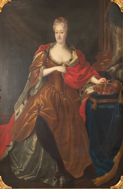 Retrato de Christine de Polonia de KMS 1150 Ubekendt