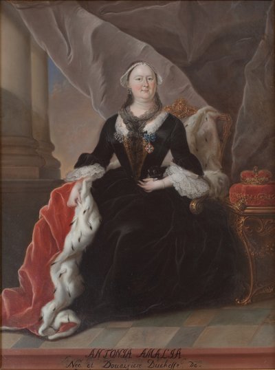 Antonia Amalia. Duquesa de Brunswick y Luneburgo. Nacida el 22 de abril de 1696 de KMS Stroe 16 H Ubekendt