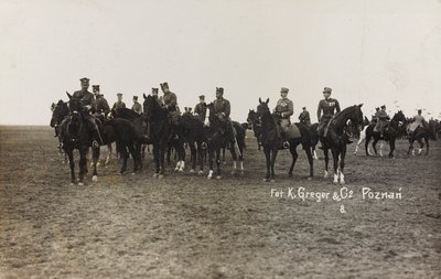 Álbum Jack Bosio - Campaña de guerra 1917-1920: Misión militar en Polonia (Varsovia - Posen) marzo-abril 1919, una batería de caballos en Posen (Poznan), 03-041919 de K. Greger