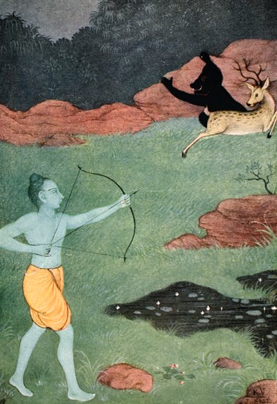 La Muerte de Maricha de K Venkatappa
