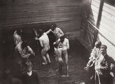 El manantial sagrado en el Monasterio de Sarov, Rusia, 1903 de K. von Hahn