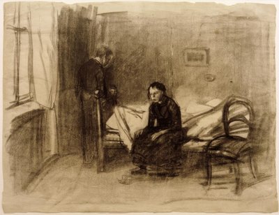 K. Kollwitz, Pareja joven de Käthe Kollwitz