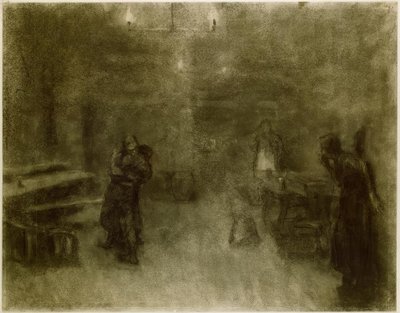 Käthe Kollwitz, escena de Germinal de Käthe Kollwitz