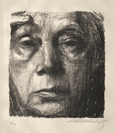 Autorretrato de Käthe Kollwitz