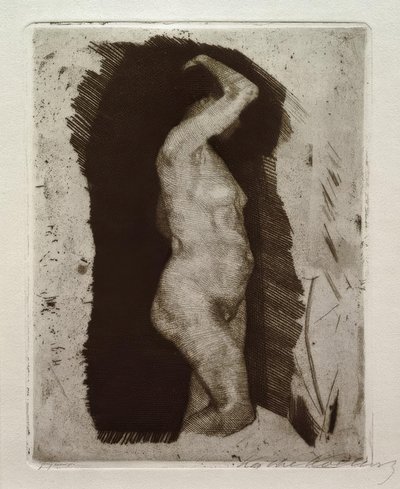 Desnudo femenino de pie de Käthe Kollwitz