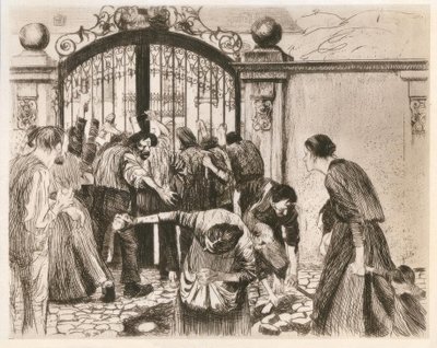 Tormenta de Käthe Kollwitz