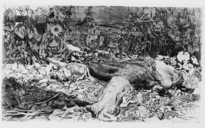 Violada de Käthe Kollwitz
