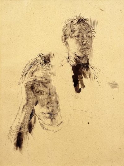 Dos autorretratos de Käthe Kollwitz