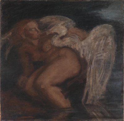 Leda y el cisne de Kai Nielsen